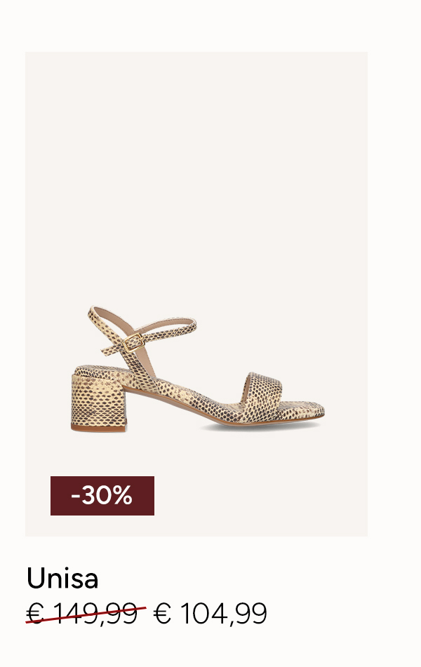 Beige Unisa sandalen