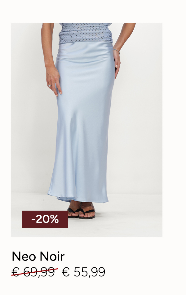 Neo Noir lichtblauwe rok