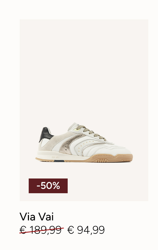 Witte Via Vai  lage sneakers