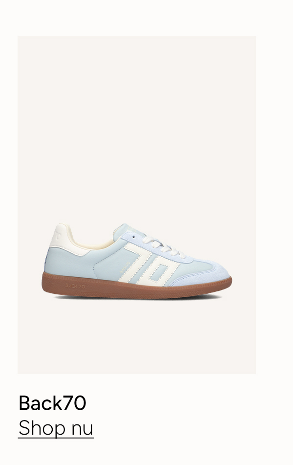 Blauwe Back70 lage sneakers