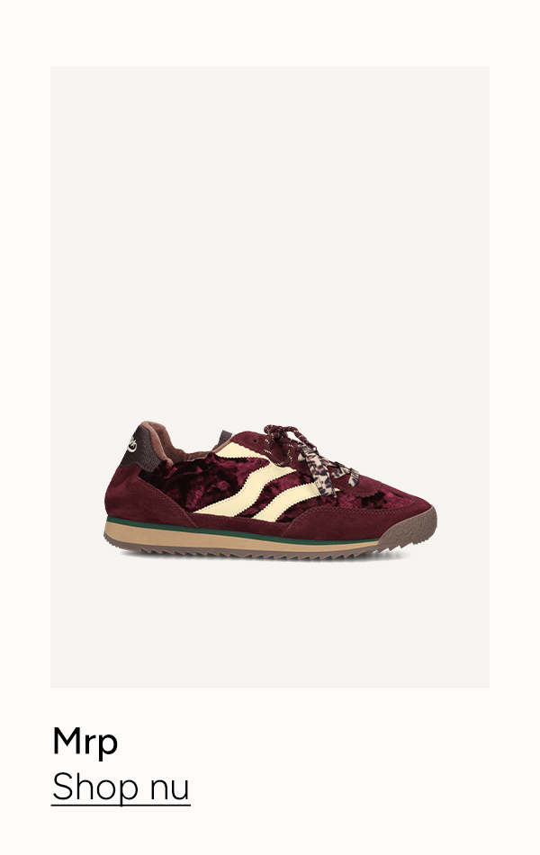 Bordeaux lage sneakers