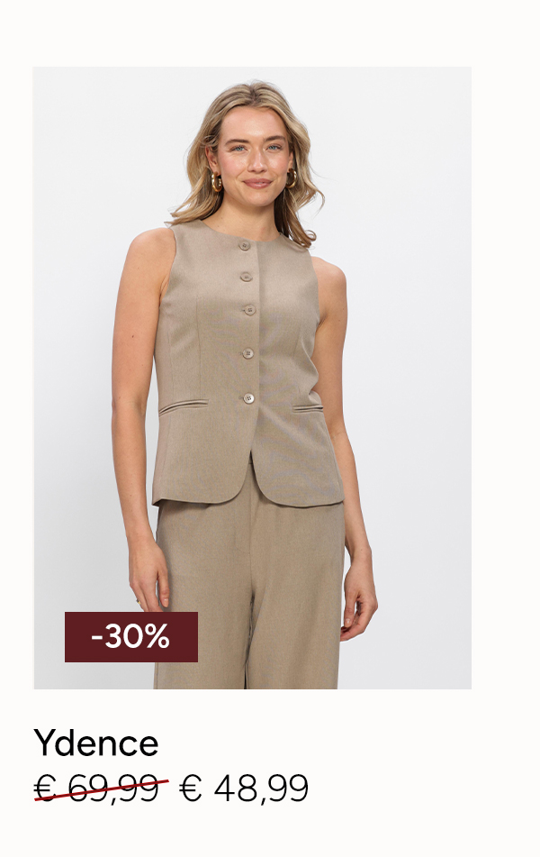Beige Ydence Gilet