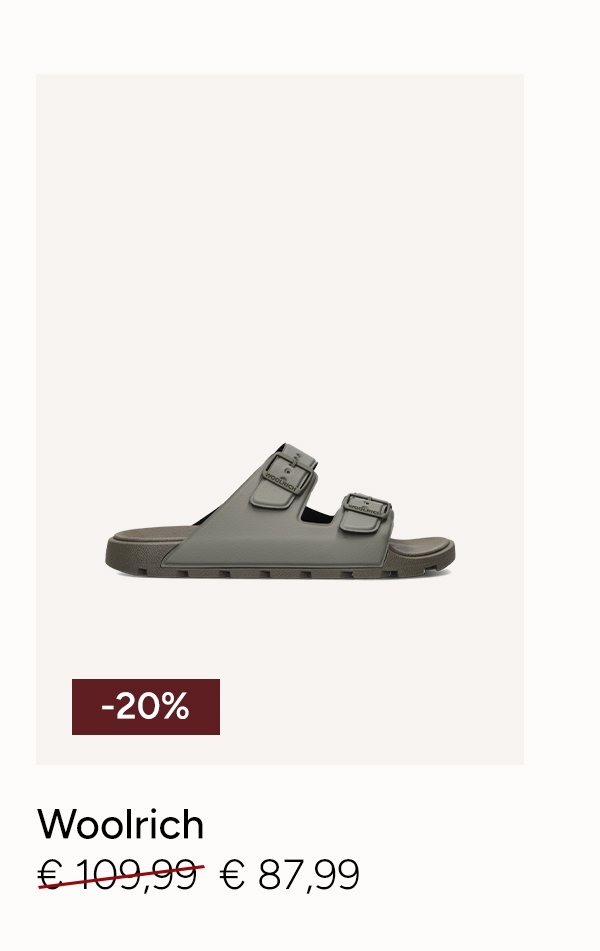 Grijze Woolrich slippers