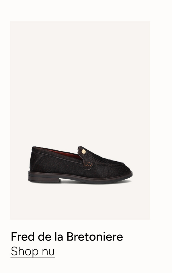 Fred de la Bretoniere zwarte loafers 