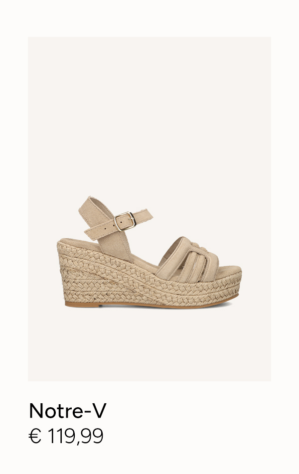 Bruine Notre-V sandalen