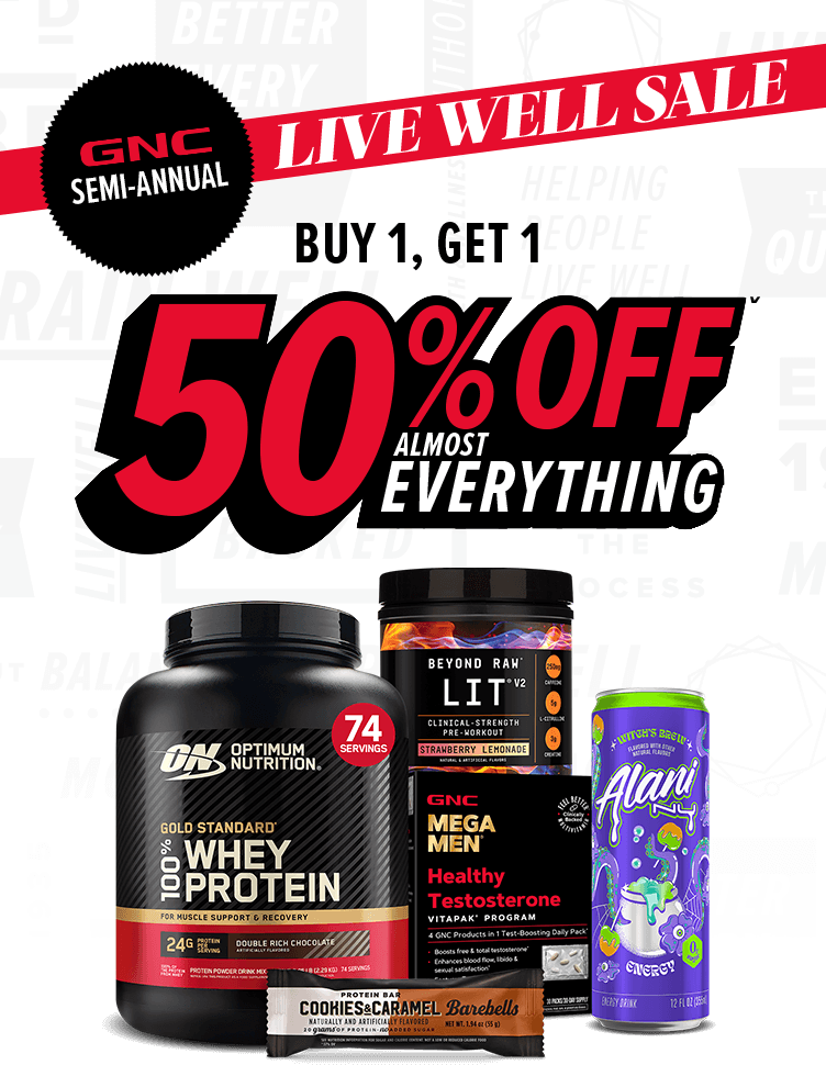 GNC SEMI-ANNUAL SALE