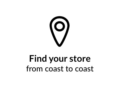 Find your store from coast to coast