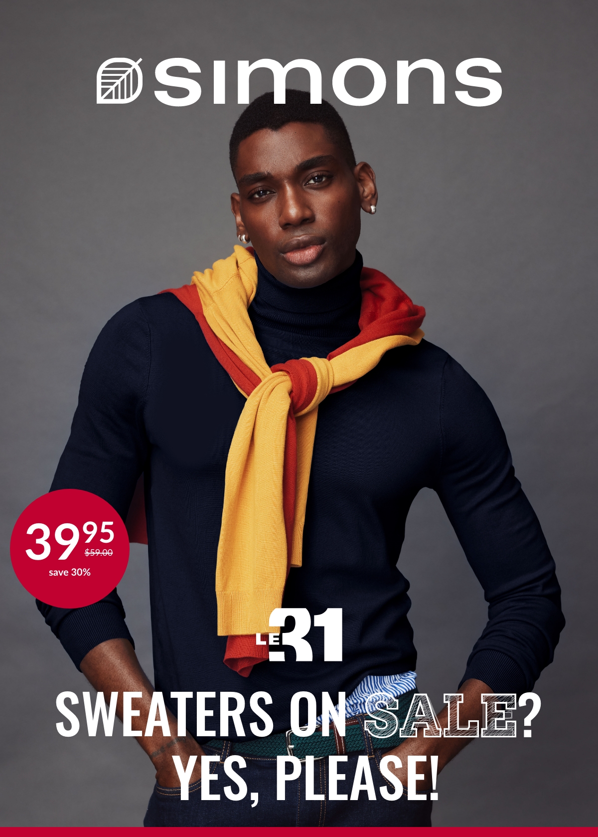 Sweaters on sale? Yes please! 