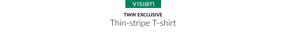 Twik exclusive Thin stripe T-shirt