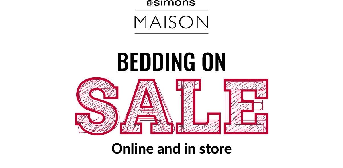 Simons Maison. Bedding on sale Online and in store.