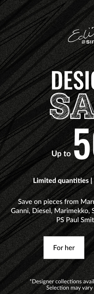 Designer sale up to 50% off for her at Édito Simons