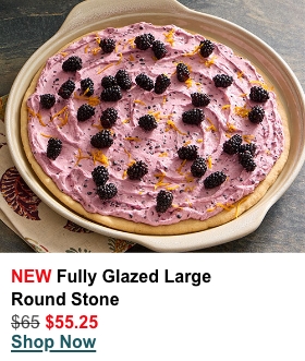 fully glazed round stone