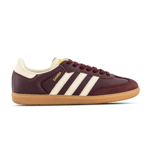 adidas Originals Samba OG Womens Maroon/Cream White/Gold Metallic