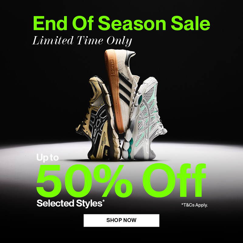 End of Season Sale Up To 50% Off Selected