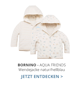 Bornino - Aqua Friends  Wendejacke Aqua Friends natur/hellblau