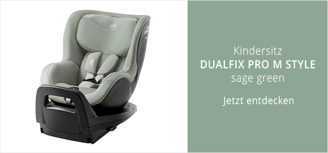 Kindersitz DUALFIX PRO M STYLE sage green