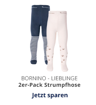 2er-Pack Strumpfhose marine/natur