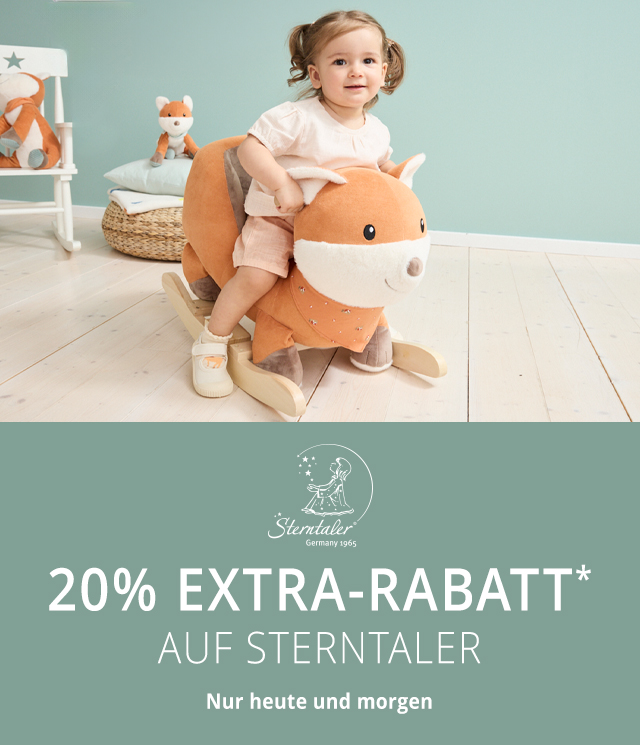 20% Extra-Rabatt* auf Sterntaler - Nur heute und morgen!
