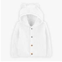 Carter's - Strickjacke Kapuze mit Ohren natur