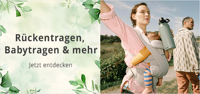Rückentragen, Babytragen- & mehr - Jetzt entdecken 