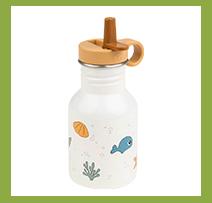 Done by Deer  - Trinkflasche, 350ml beige