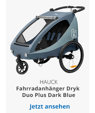 Hauck - Fahrradanhänger Dryk Duo Plus Dark Blue