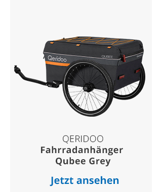Qeridoo - Fahrradanhänger Qubee Grey Grey