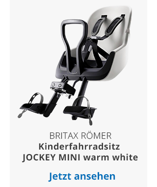 Britax Römer - Kinderfahrradsitz JOCKEY MINI warm white
