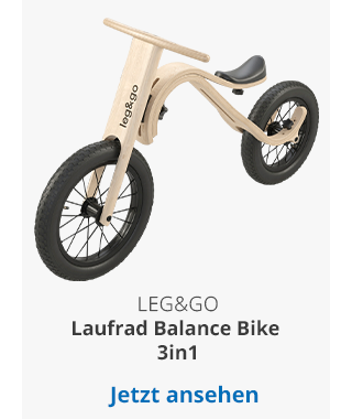 leg&go - Laufrad Balance Bike 3in1