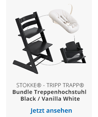 Stokke® - TRIPP TRAPP®  Bundle Treppenhochstuhl Black / Vanilla White