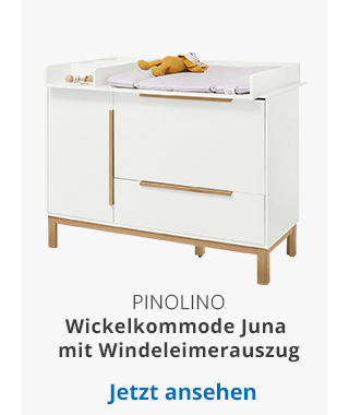 Pinolino -  Wickelkommode Juna mit Windeleimerauszug