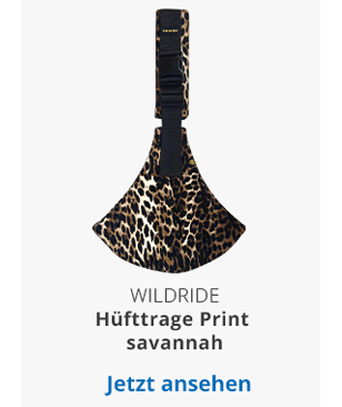 WILDRIDE - Hüfttrage Print savannah