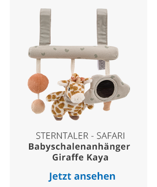 Sterntaler -  Babyschalenanhänger Giraffe Kaya