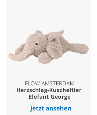 flow Amsterdam - Herzschlag-Kuscheltier Elefant George