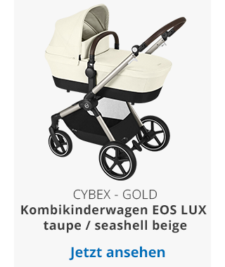 Cybex - GOLD  Kombikinderwagen EOS LUX taupe / seashell beige