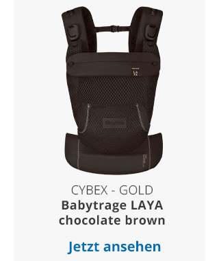 Cybex - GOLD  Babytrage LAYA chocolate brown
