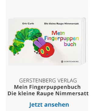Gerstenberg Verlag - Mein Fingerpuppenbuch Die kleine Raupe Nimmersatt