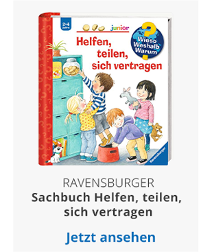 Ravensburger - WIESO WESHALB WARUM Sachbuch - Helfen, teilen, sich vertragen