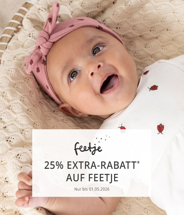 25% Extra-Rabatt* auf Feetje  - nur bis zum 01.05.2026