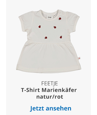 Feetje  - T-Shirt Marienkäfer natur/rot