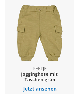 Feetje - Krepp-Kleid Flügelarm Blumen natur/grün