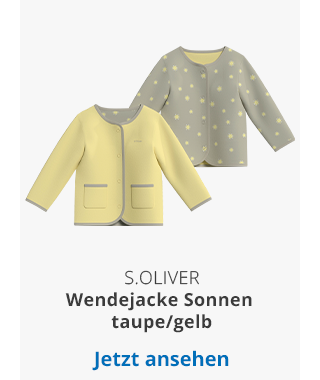 s.Oliver -  Wendejacke Sonnen - taupe/gelb
