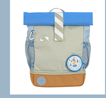 Lässig Kindergartenrucksack Mini Rolltop Backpack Sunny Explorer green/blue