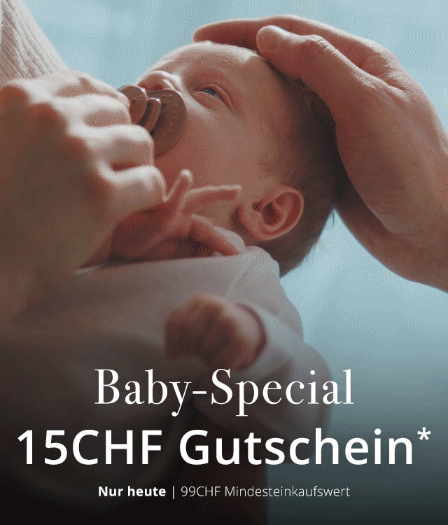 NUR HEUTE - Baby-Special  - 15 € Gutschein* ab 99 € Mindesteinkaufswert