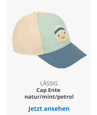 Lässig - Cap Ente - natur/mint/petrol