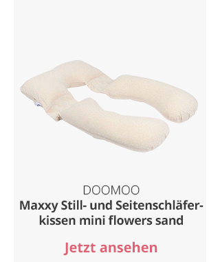 doomoo Maxxy Still- und Seitenschläferkissen mini flowers sand