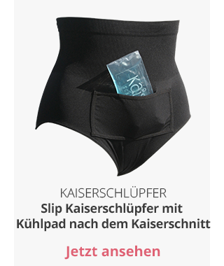 Kaiserschlüpfer Slip Kaiserschlüpfer mit Kühlpad nach dem Kaiserschnitt
