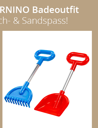 Sandspielzeug - Dein exklusives BORNINO Badeoutfit Bereit für Plantsch- & Sandspaß! 