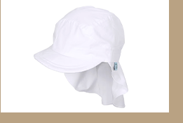 Sonnenhut weiß - Dein exklusives BORNINO Badeoutfit Bereit für Plantsch- & Sandspaß! 