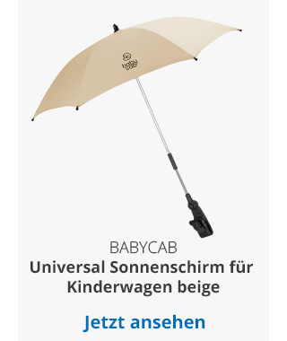 babycab  Universal Sonnenschirm für Kinderwagen beige